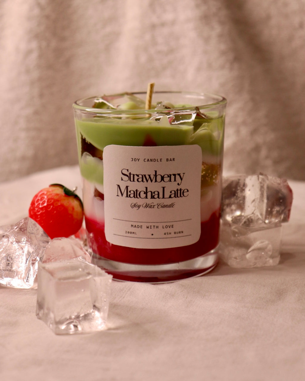 Strawberry Matcha Latte