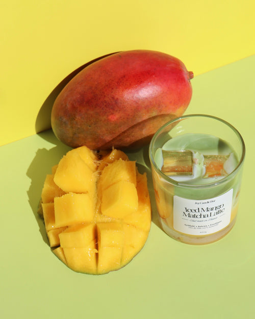 Iced Mango Matcha Latte