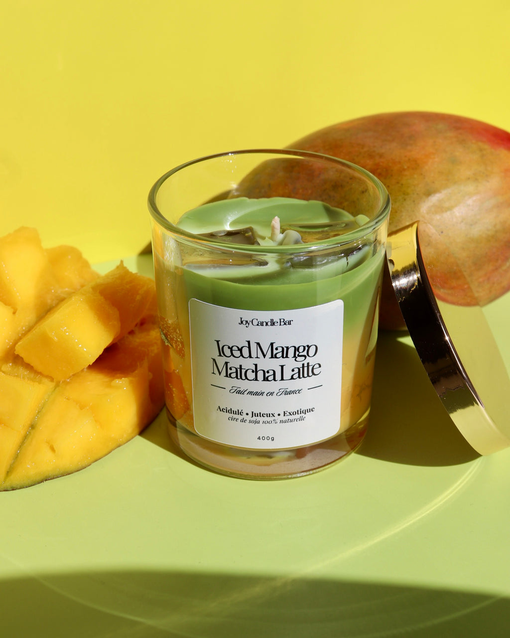 Iced Mango Matcha Latte